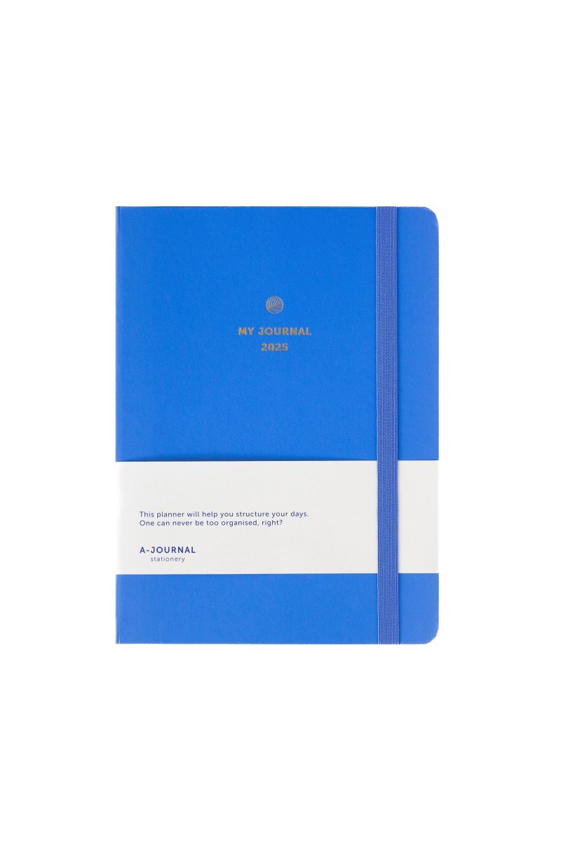 a journal stationery planner blue