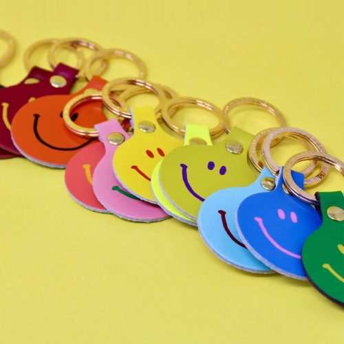 ark colour design smile keychain