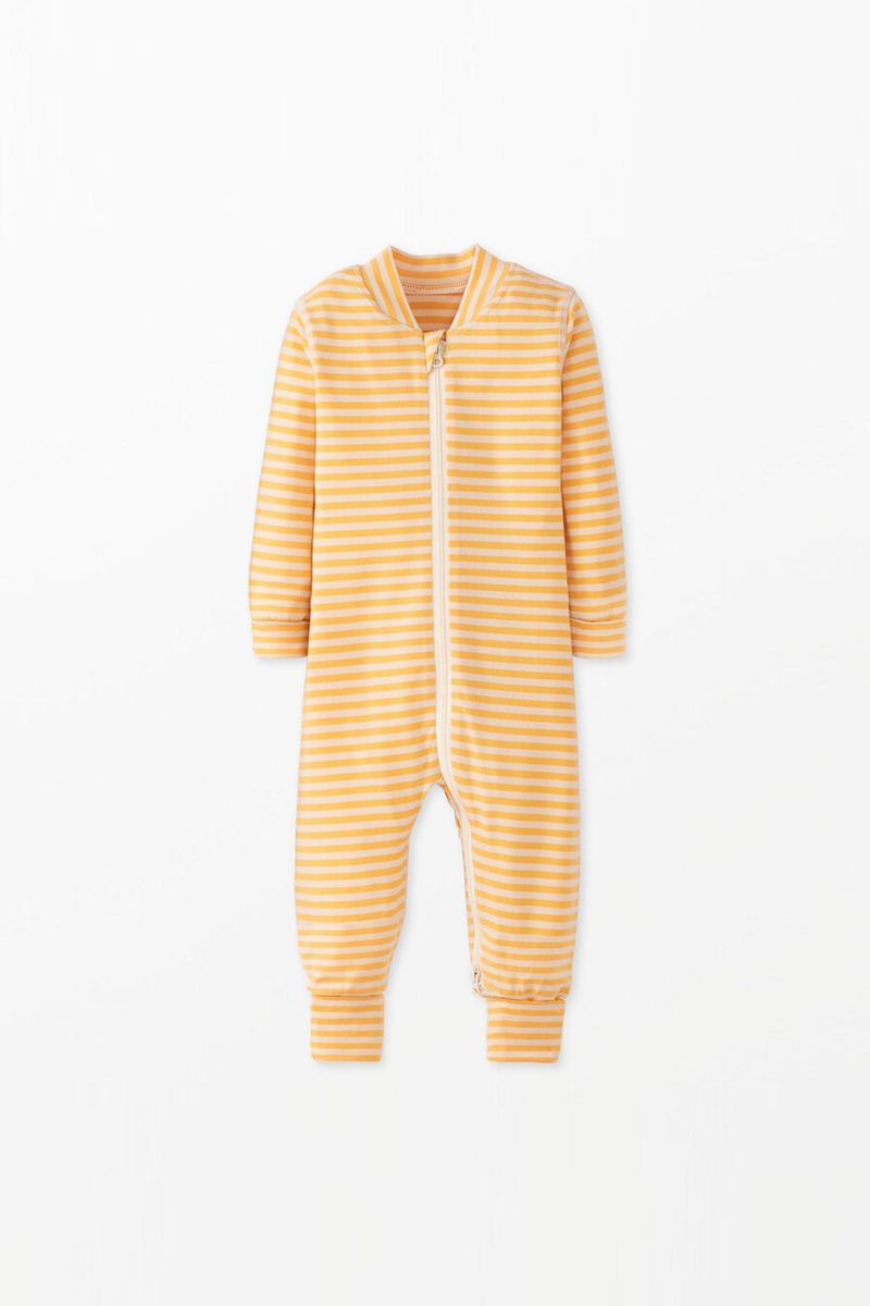 hanna andersson zip sleeper marigold