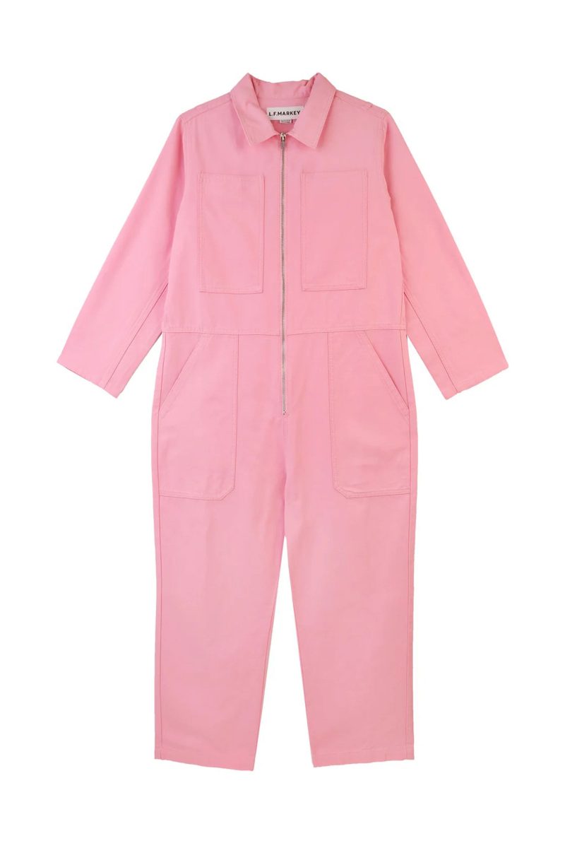 lf markey dominic boilersuit pink