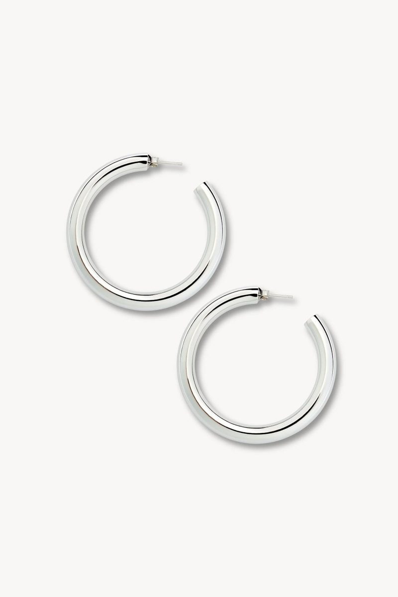 machete silver perfect hoops 2