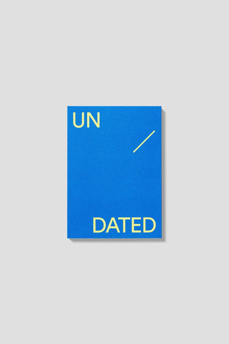 mishmash undated planner electric blue