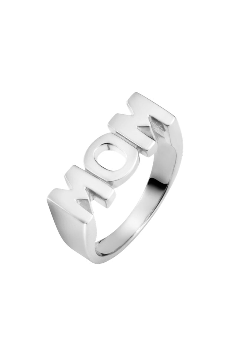 mom ring silver