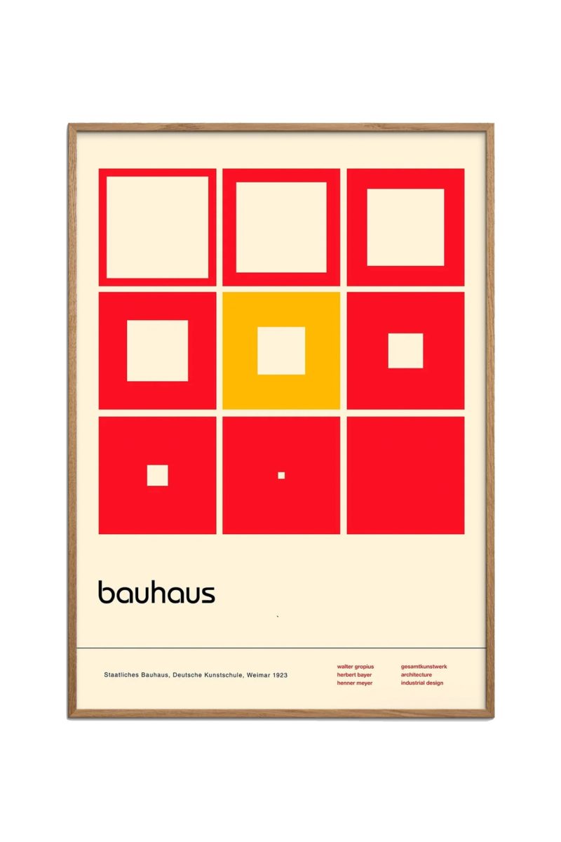 poster and frame bauhaus center