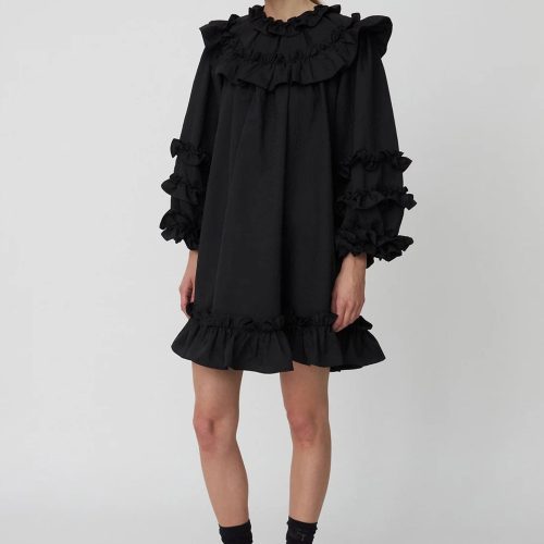 stella nova mini frill dress